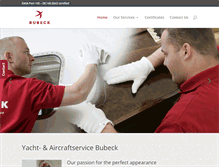 Tablet Screenshot of aircraftservice.de